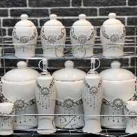 پاسماوری 12 پارچه درب طلایی