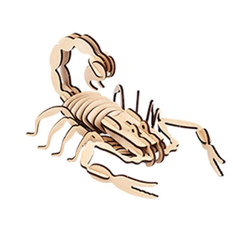پازل چوبی سه بعدی طرح عقرب ارغنون آساناپخش 