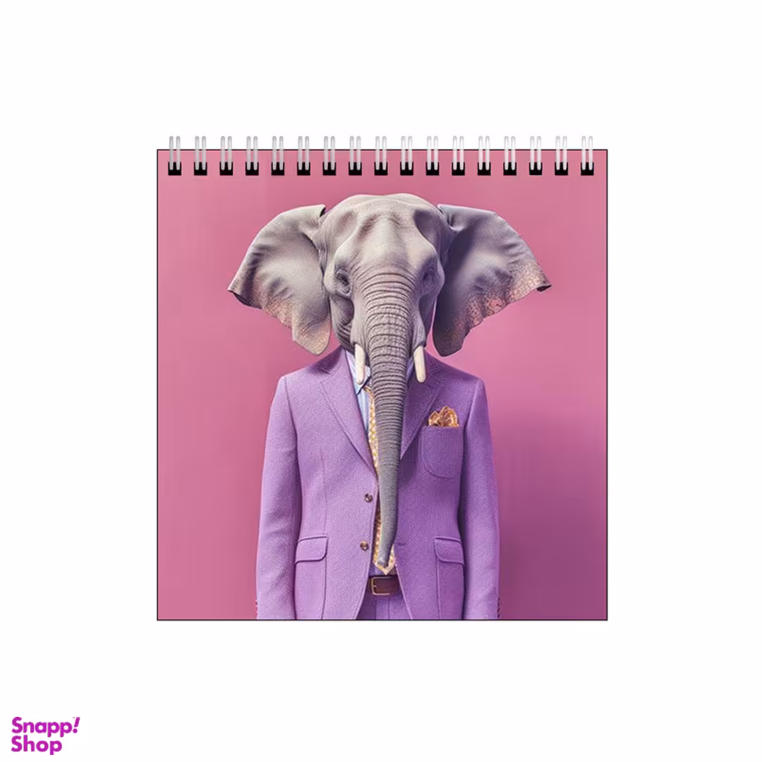 دفتر طراحی بامبیلیپ طرح فیل شیک پوش کد 7837953