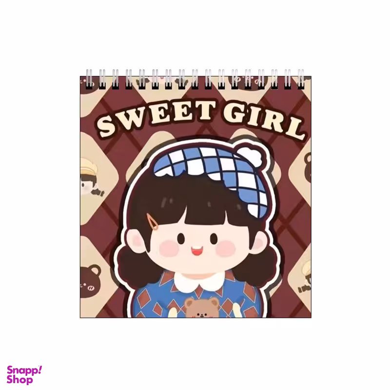 دفتر طراحی بامبیلیپ طرح دختر بانمک کد 4016561