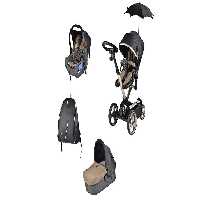 ست کالسکه و کریر chelino چلینو مدل Marco Platinum 01