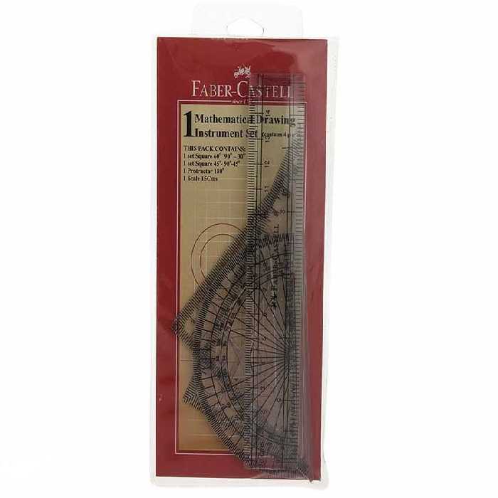 بسته خط کش مخصوص ریاضی فابر کاستل کد 163504