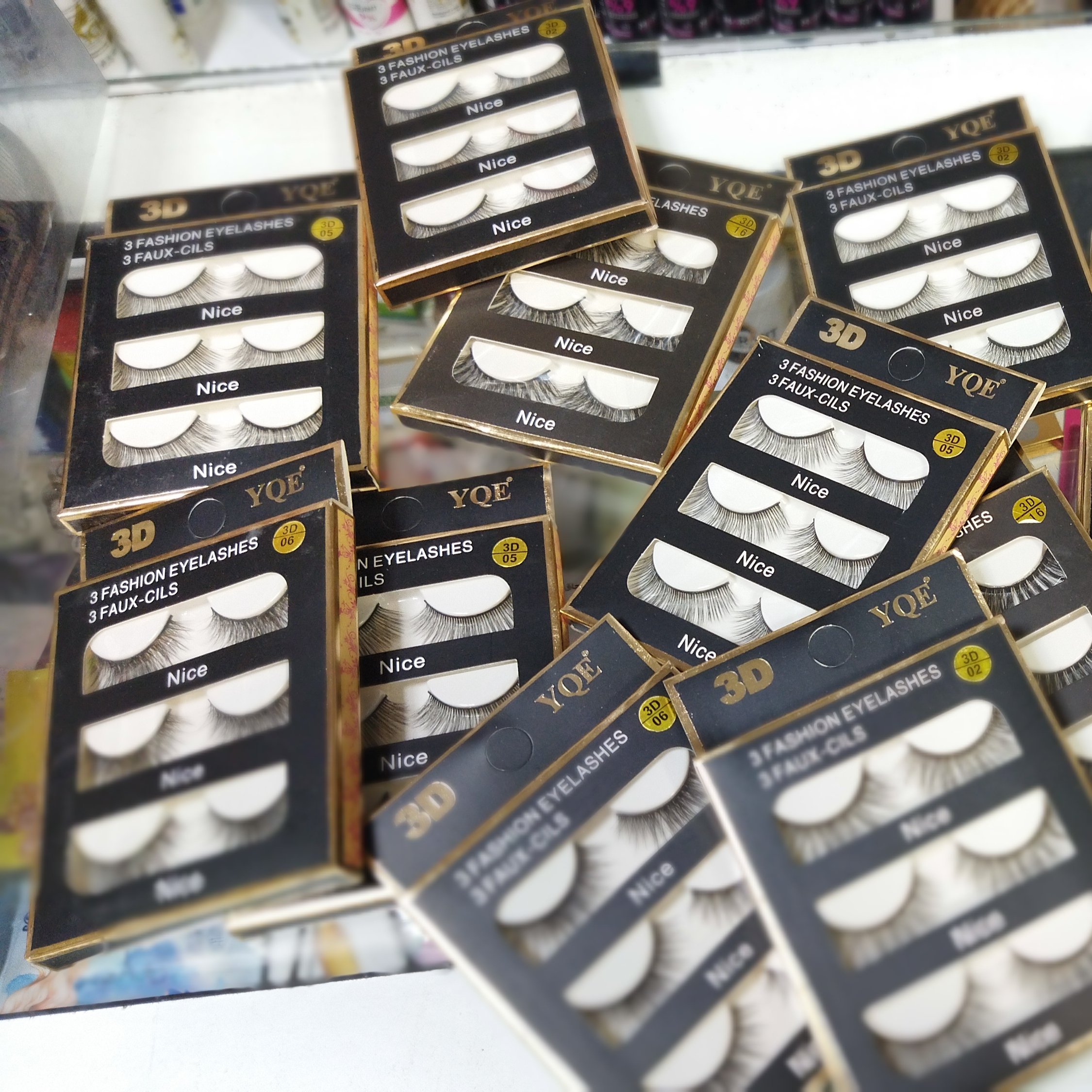 پک مژه مصنوعی سه بعدی سه عددی