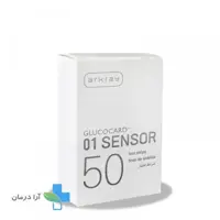 نوار تست قند خون آرکری مدل Glucocard 01 بسته 50 عددی