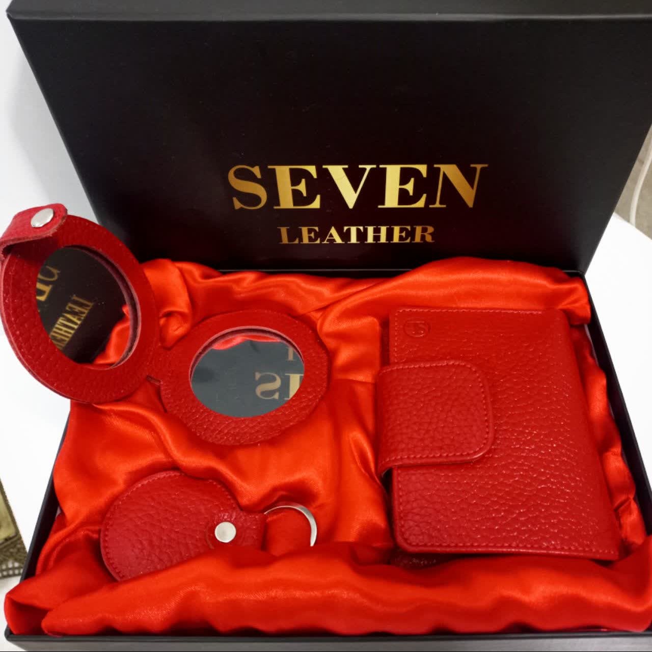 ست زنانه و دخترانه چرم سون مدل Sv120-f