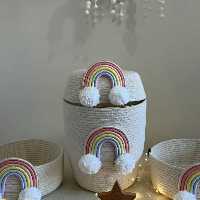 کاور دستمالی و سطل زباله