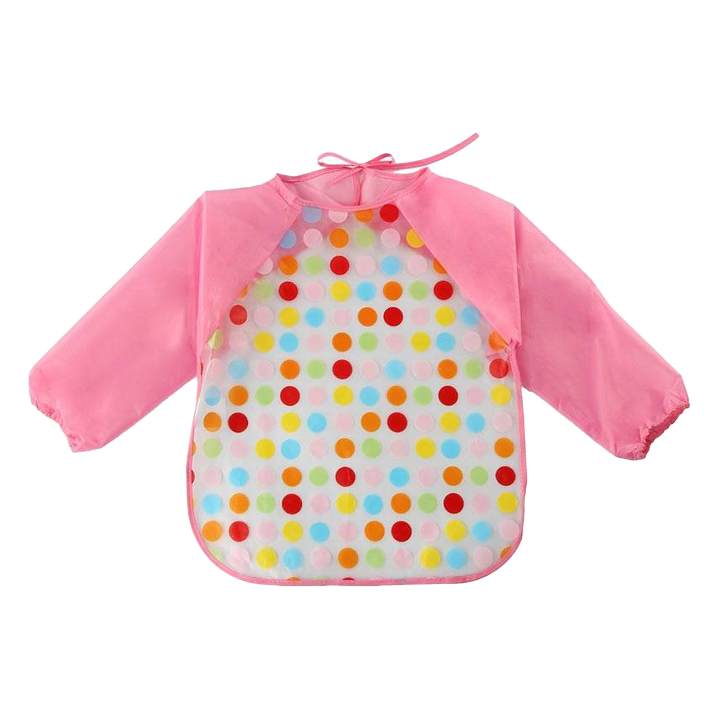  پیش بند نوزادی رنگ صورتی مدل 2292.6