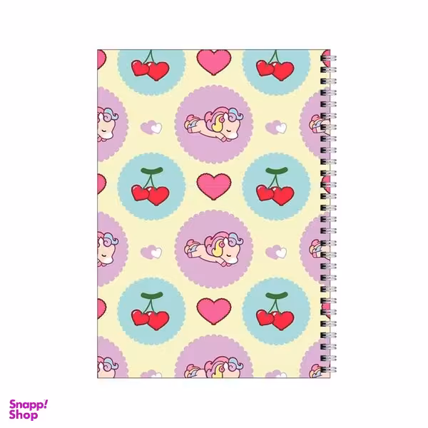 دفتر مشق 80 برگ بامبیلیپ طرح یونیکورن و قلب کد 4534179