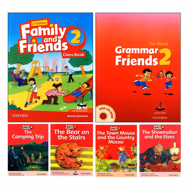 کتاب Family And Friends 2 اثر جمعی از نویسندگان انتشارات آرماندیس شش جلدی