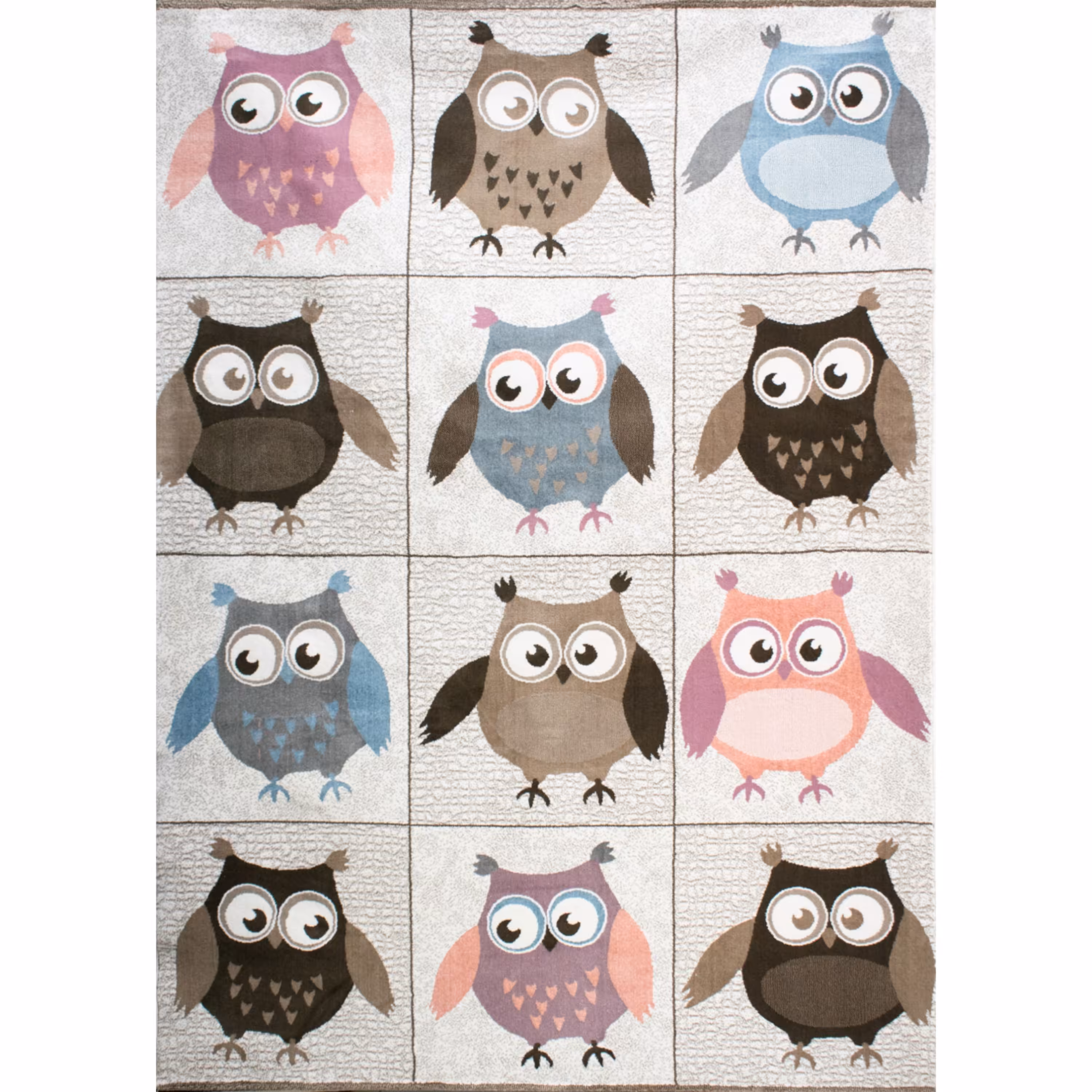 فرش کودک افرند طرح جغد کد 149 (چهار متری)