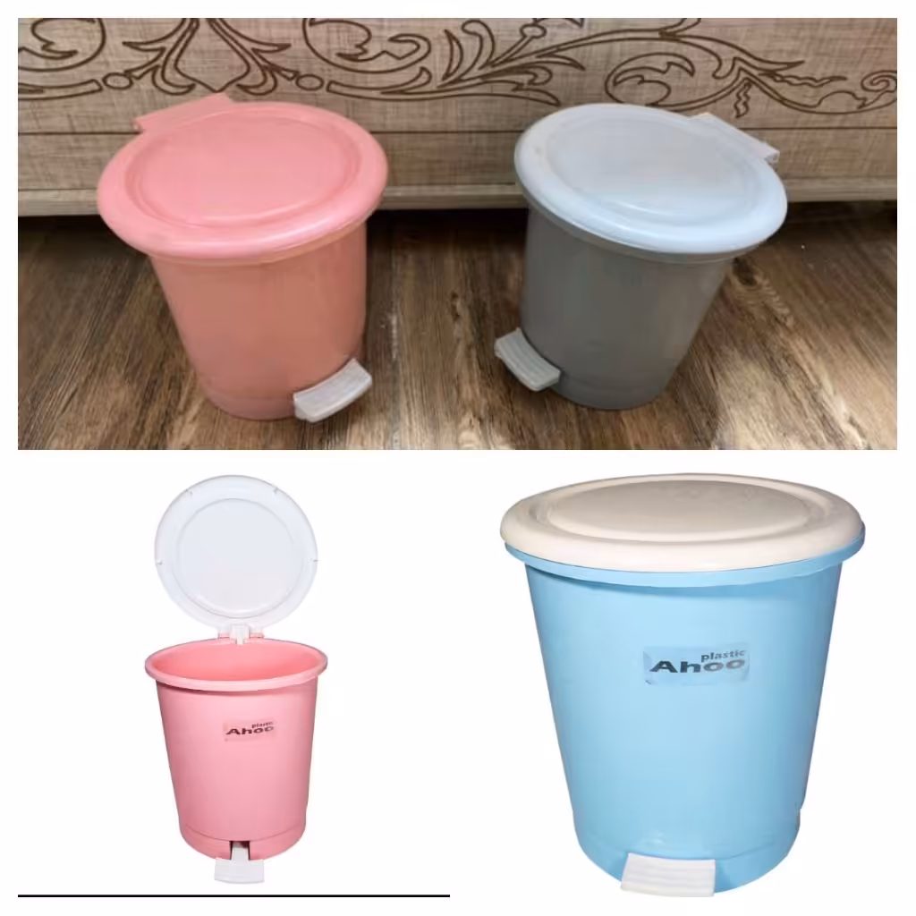 سطل زباله پدالی یا سطل زباله کوچک آشپزخانه یا حمام و دستشویی