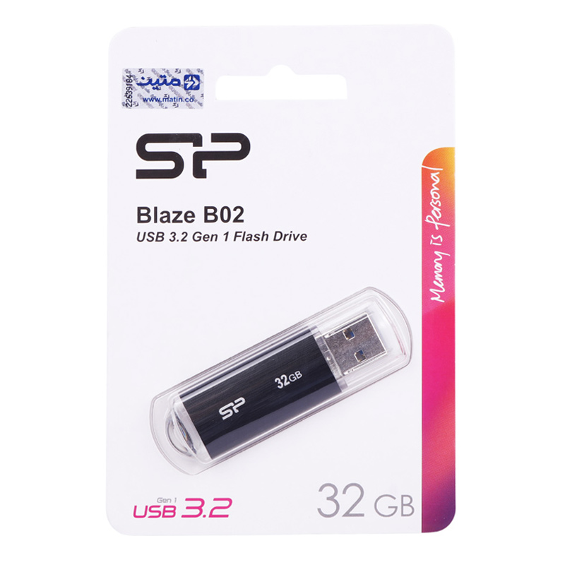 فلش 32 گیگ سیلیکون پاور  Silicon Power Blaze B02 USB3.2
