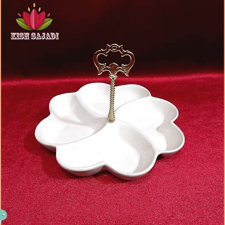 اردو خوری 4 خانه سرامیک دسته دار درجه یک