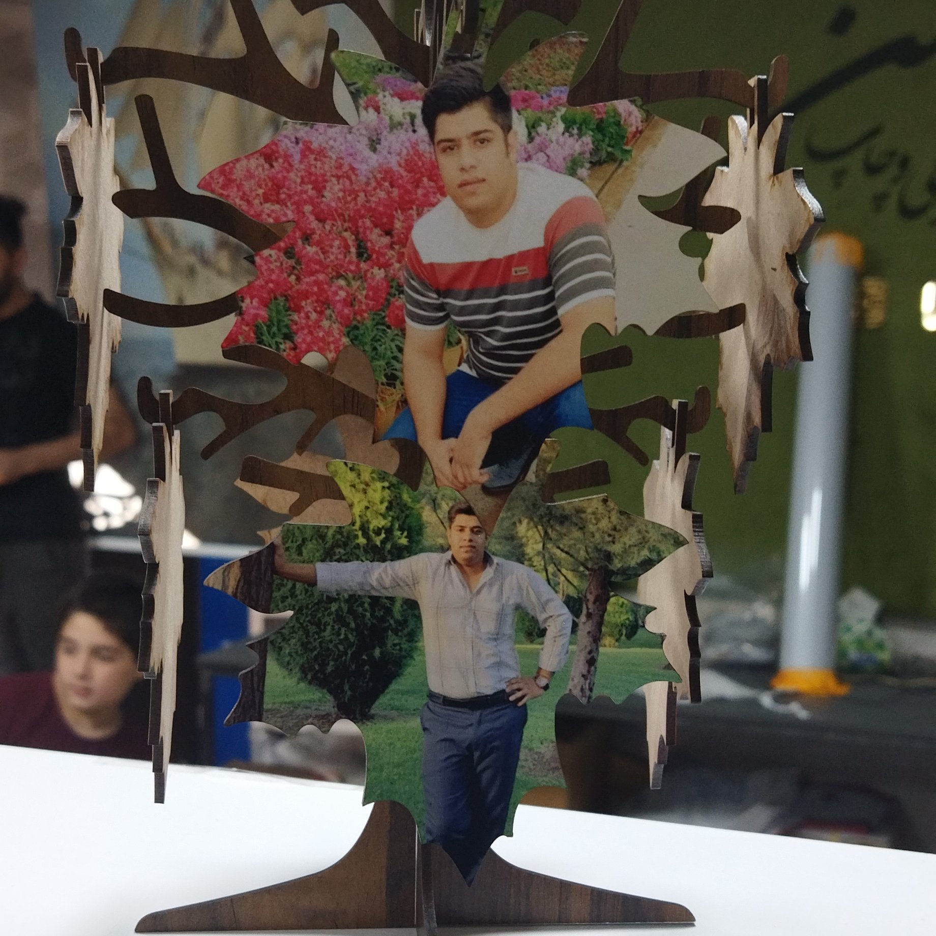 چاپ عکس دلخواه شما روی درختچه 