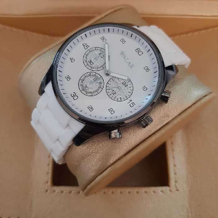 ساعت والار سفید مردانه بند پیو ضدحساسیت