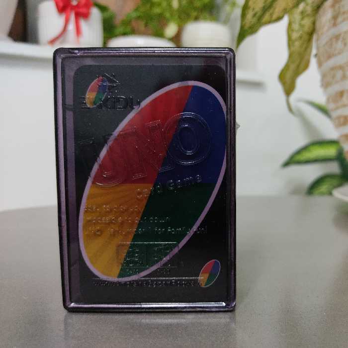 بازی فکری کارتی اونو 54 عددی جعبه طلقی