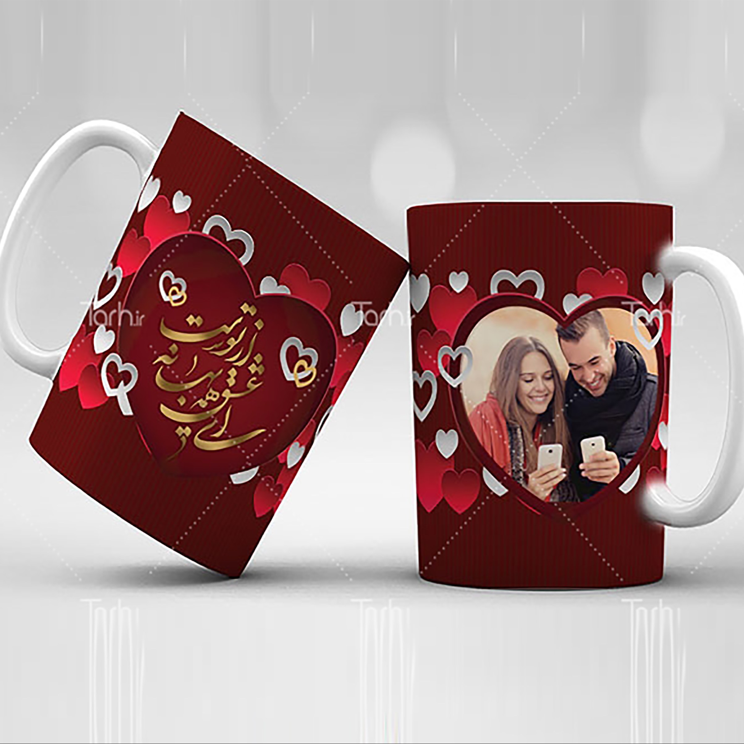 ماگ والنتاین- با امکان چاپ عکس ارسالی از طرف شما  111