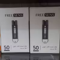نوارتست قند فریسنس Free sens،تعداد 50 عددی تولید شرکت فرید آساطب