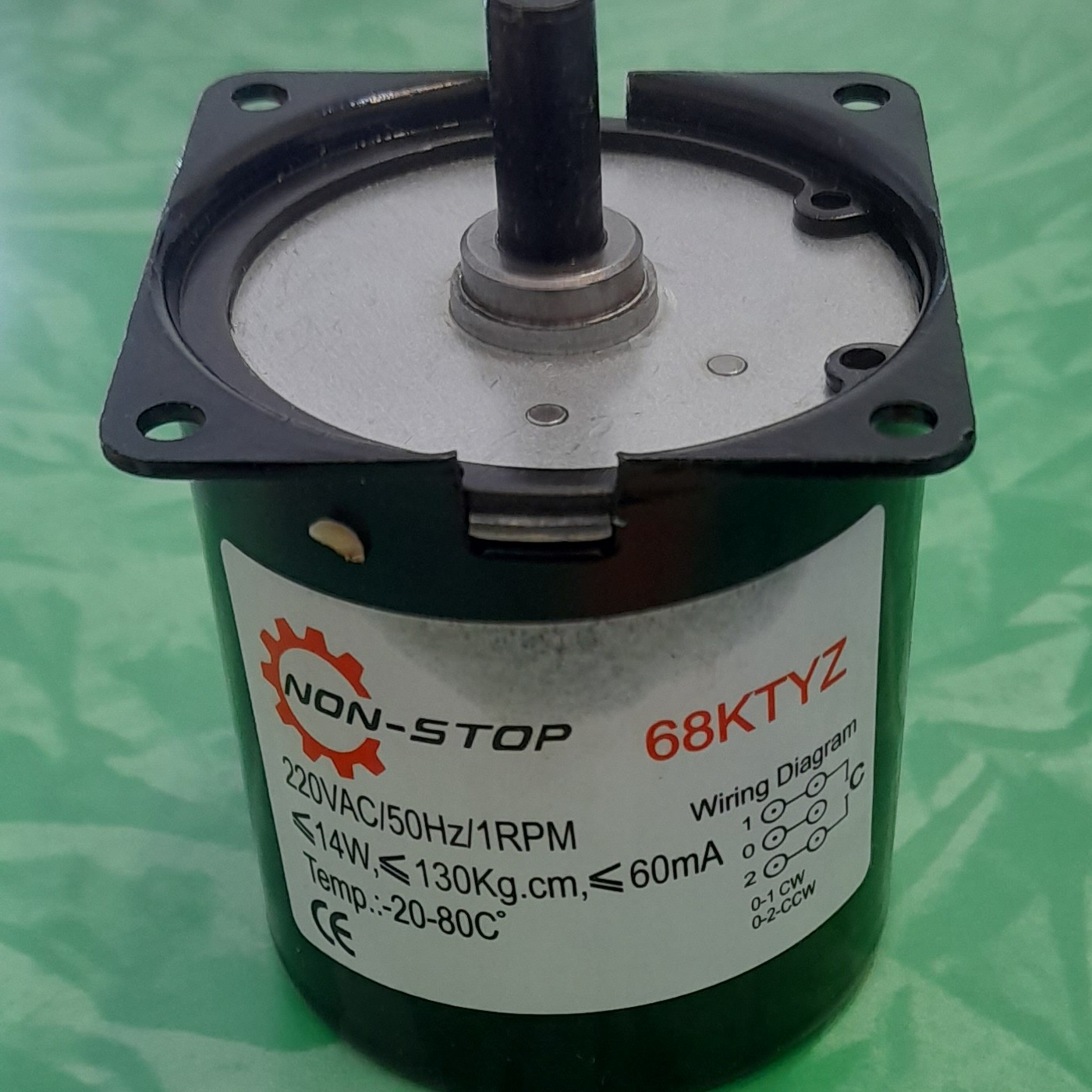 موتور گیربکس 68KTYZ   دستگاه جوجه کشی با چرخ دنده فولادی