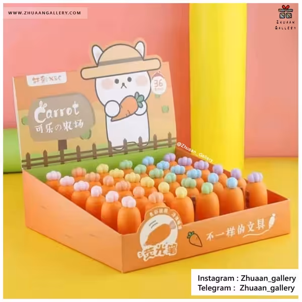 ماژیک هایلایتر مدل هویج