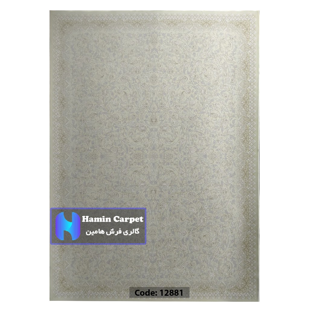 فرش 12 متری 1200 شانه تراکم 3600 نخ اکلریک گل برجسته کد AR12881