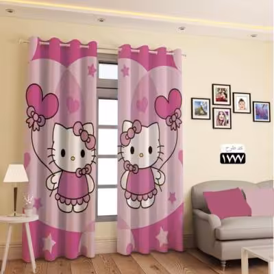 پرده تصویری طرح کیتی