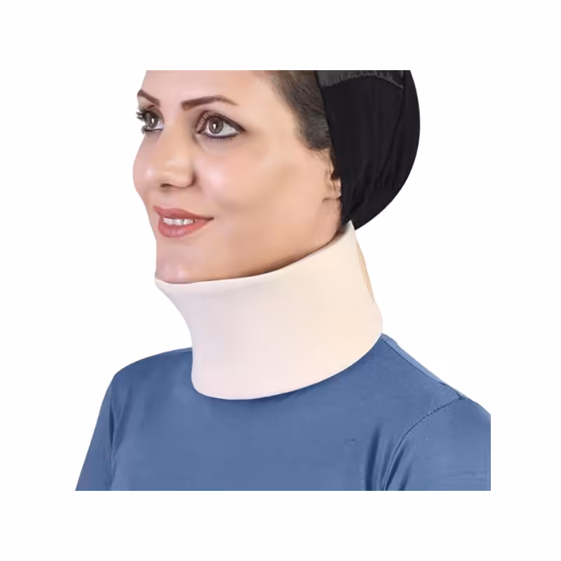 گردن بند طبی چانه دار طب و صنعت مدل 50600