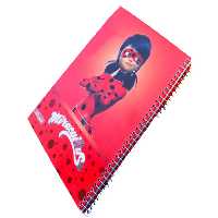 دفتر نقاشی سیمی 50 برگ با جلد فانتزی اکلیلی الوند