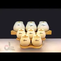 پاسماوری 10 پارچه برند آلتین مدل یقه دار  کرم