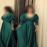 ماکسی مجلسی الیزابت جنس ساتن آمریکایی درجه یک
