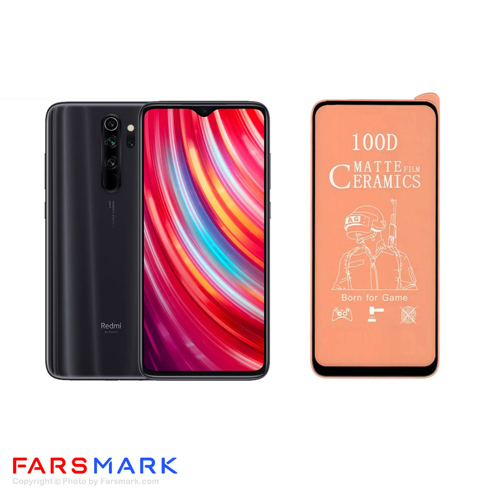 گلس سرامیکی مات گوشی شیائومی Xiaomi Redmi Note 8 Pro