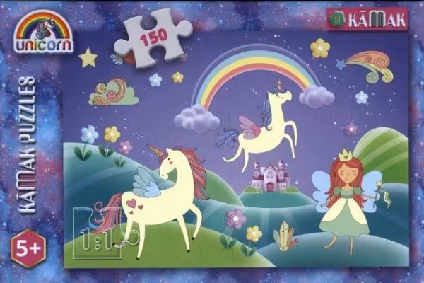 پازل 150 تکه تک شاخ (UNICORN)،(باجعبه)