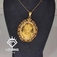 گردنبند الیزابت رنگ ثابت طرح طلا