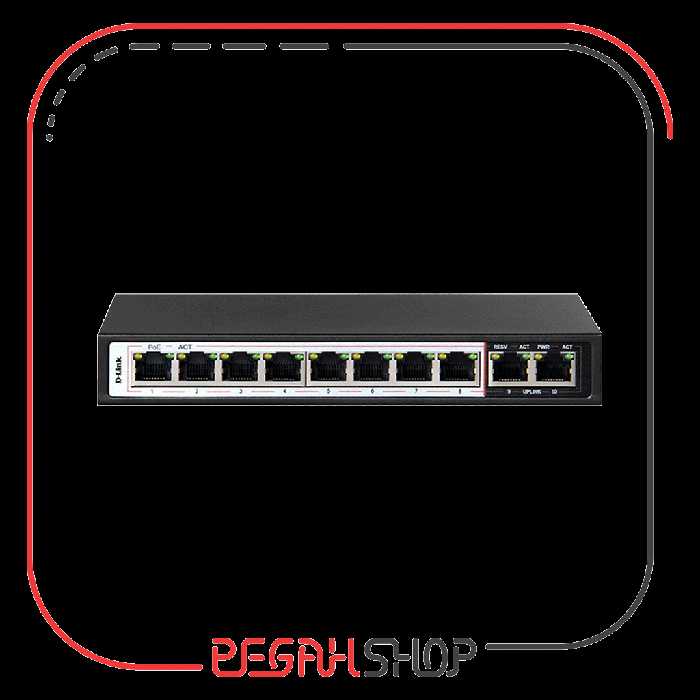 سوییچ 8 پورت برند D-Link مدل DES-F1010P-E