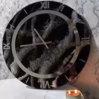 ساعت دیواری رزینی