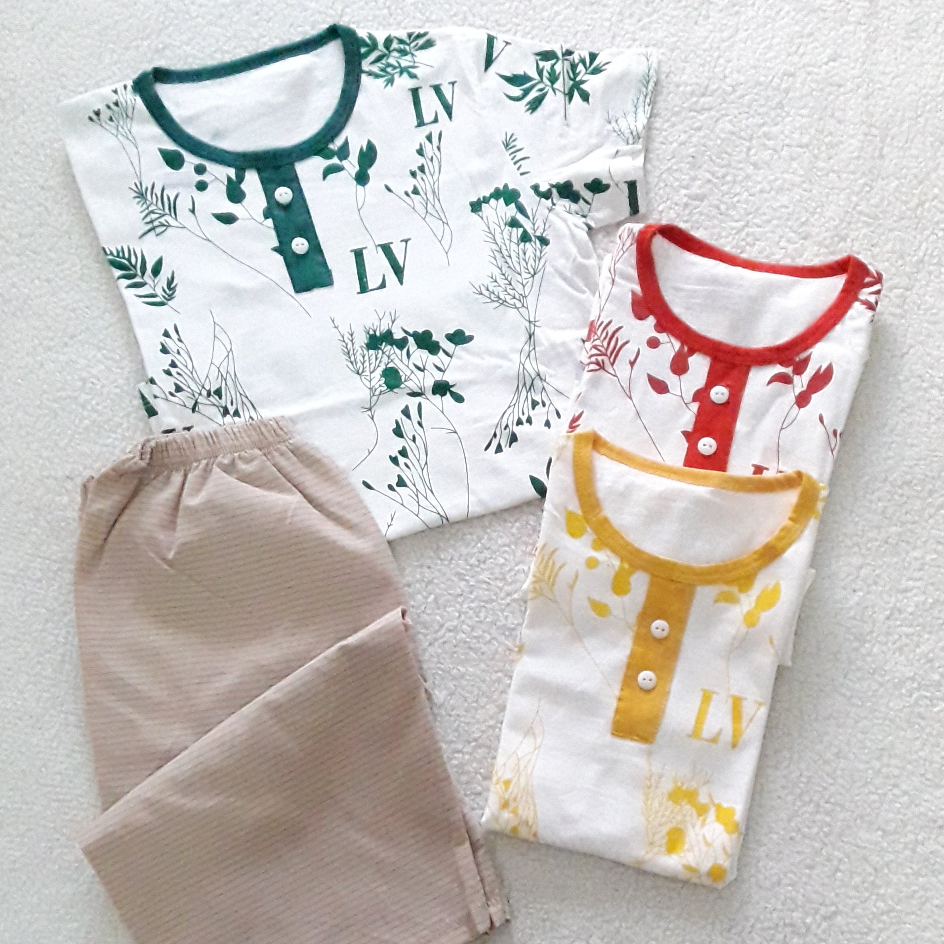 ست تیشرت و شورت پسرانه خونگی آستین کوتاه