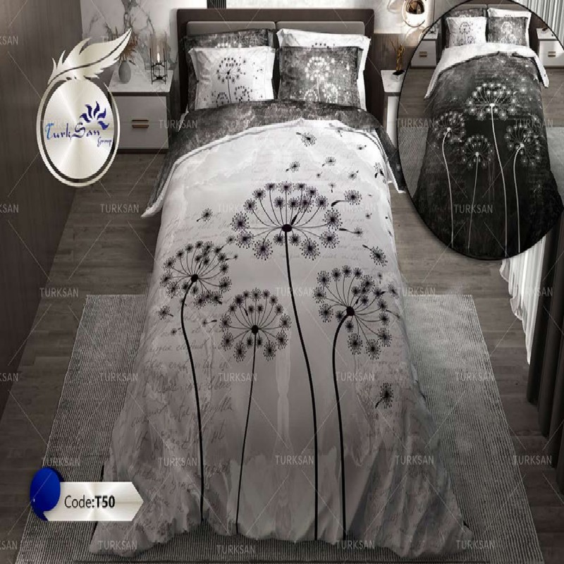 سرویس روتختی ترکسان کد T-50 دونفره 6 تکه دو رو