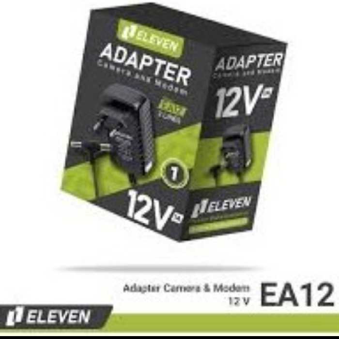 آداپتور برق ELEVEN ایلون12 ولت 1 آمپر دو سر EA12

