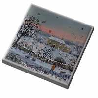 کاشی مدل کلبه ی برفی سایز 10در10