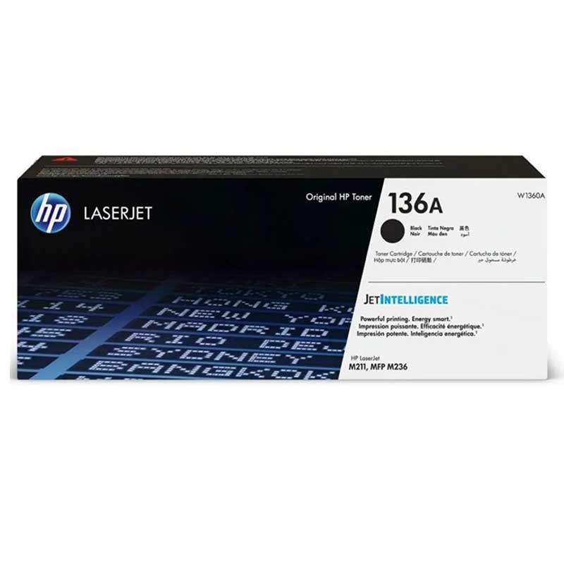 کارتریج تونر لیزری مشکی اچ پی HP 136A (با ضمانت و گارانتی)
