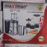 آبمیوه گیری ماکسیمان ایتالیا (4کاره گلو استیل)