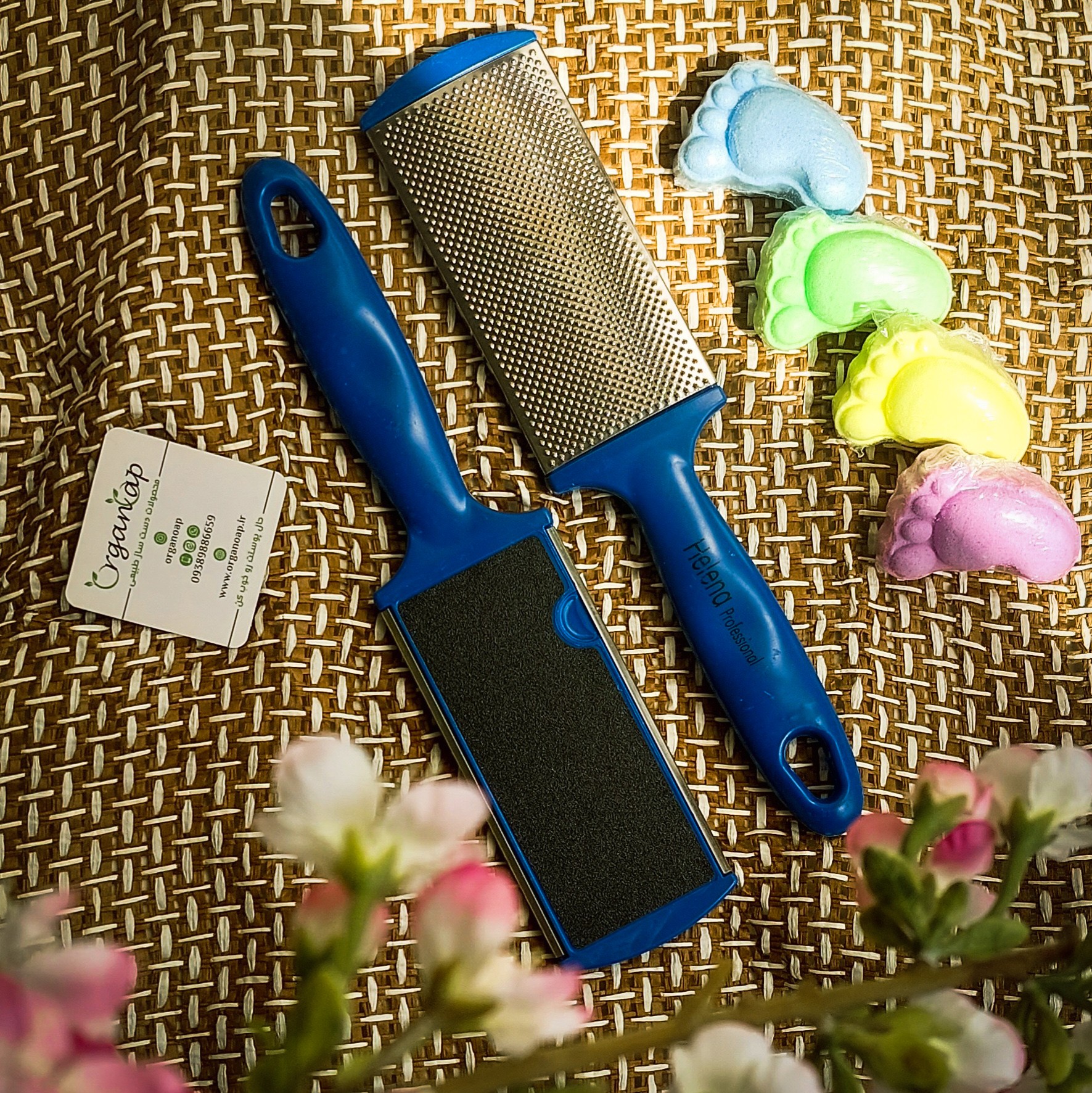 سوهان و رنده پا سمباده ای دوطرفه 