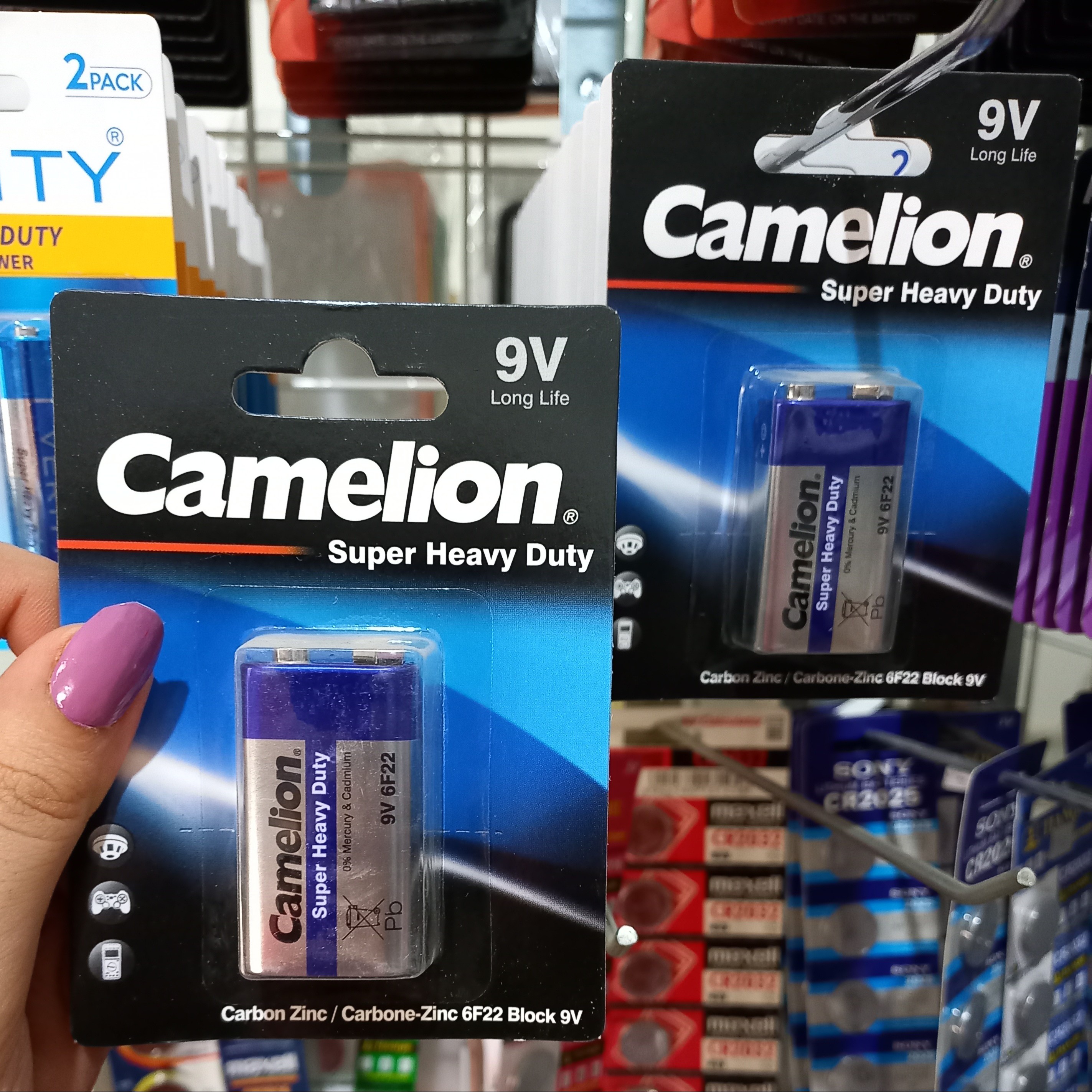 باتری کتابی Camelion پک شامل یک عدد باتری