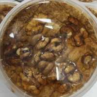 میکس کره بادام زمینی ارده چهار شیره عسل گردو 