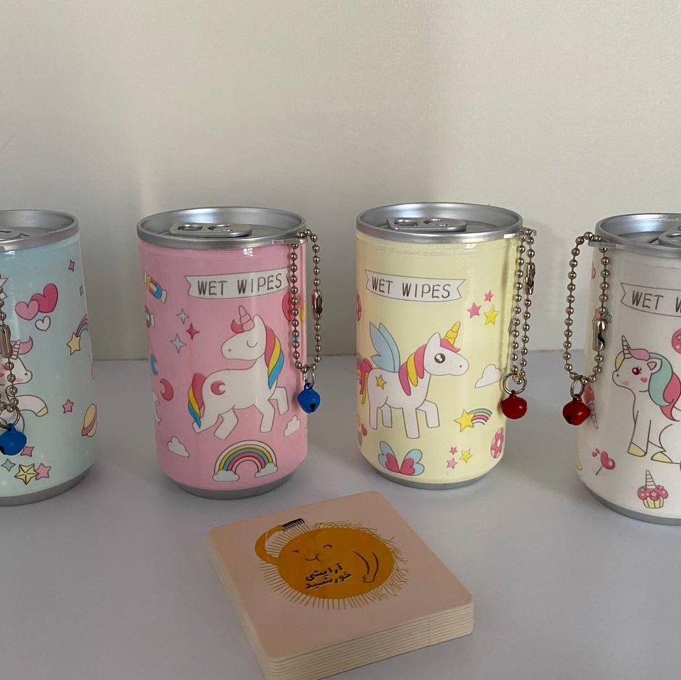 دستمال مرطوب قوطی فلزی