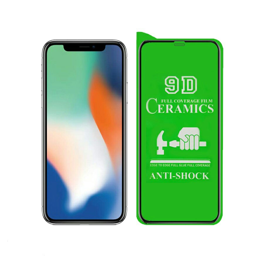 گلس سرامیکی آیفون x/xs مات و شفاف