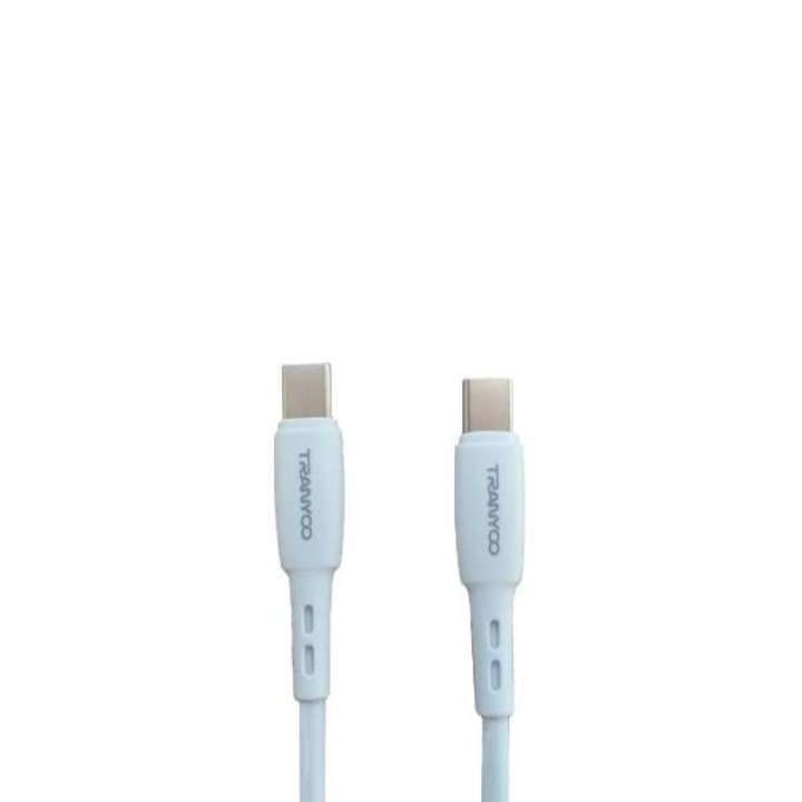 کابل شارژ  و  تبدیل usb-c به usb-c دوسر تایپ سی ترانیو مدل t-p2