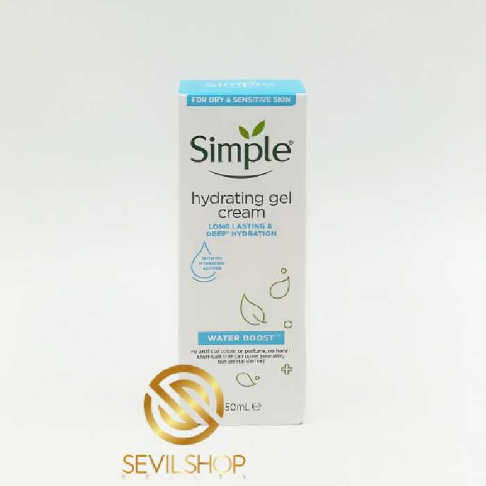 ژل کرم آبرسان سیمپل (هیدراته) 100% اورجینال| 50 میل