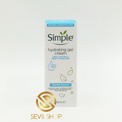 ژل کرم آبرسان سیمپل (هیدراته) 100% اورجینال| 50 میل
