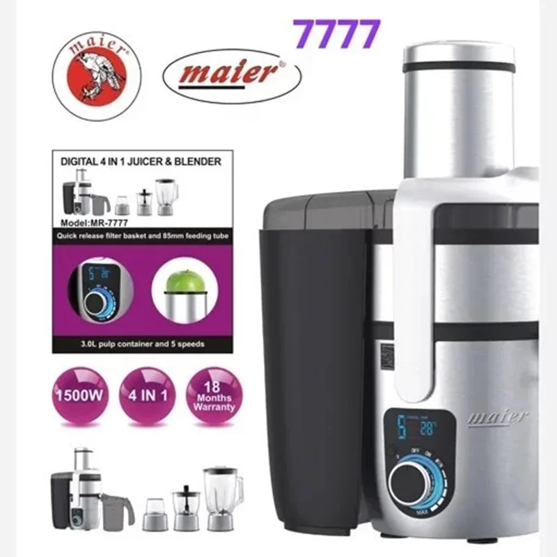 آبمیوه گیر 4 کاره مایر مدل MR-7777